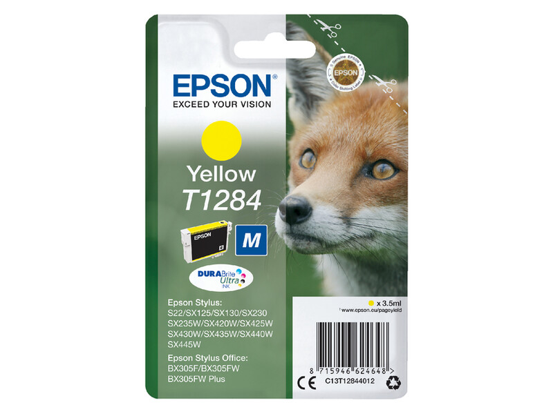 Inktcartridge Epson T1284 geel 1
