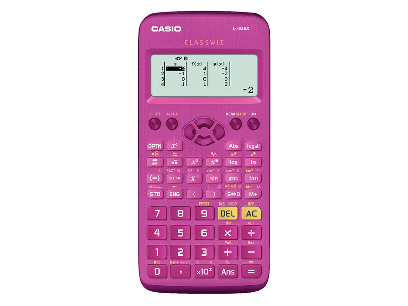 Rekenmachine Casio Classwiz FX-82EX roze 1