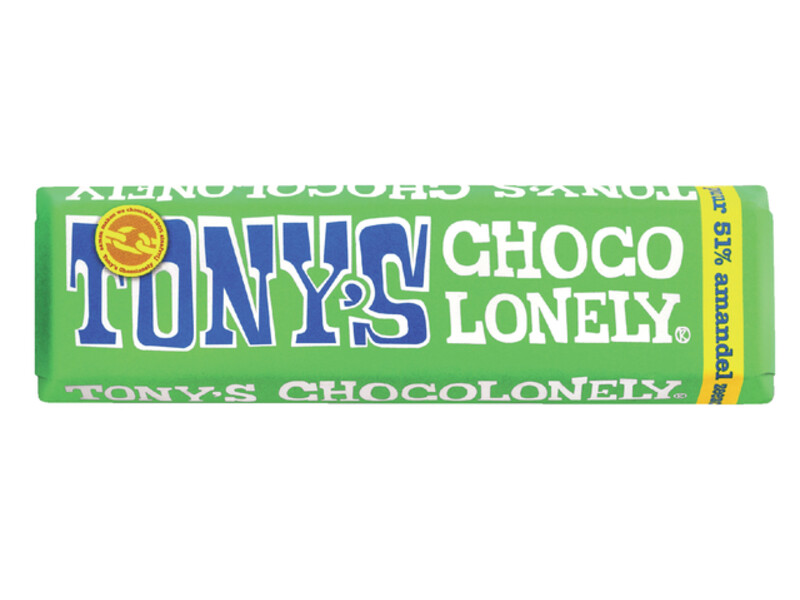Chocolade Tony's Chocolonely reep 47gr amandel zeezout 1