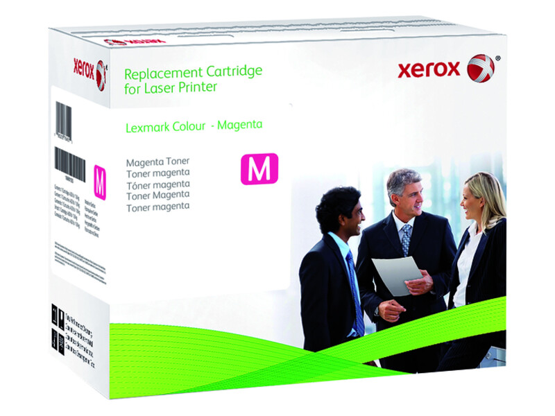 Tonercartridge Xerox alternatief tbv Lexmark C540H2MG rood 1