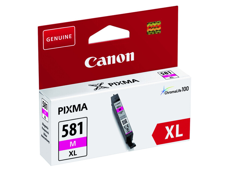 Inktcartridge Canon CLI-581XL rood HC 1