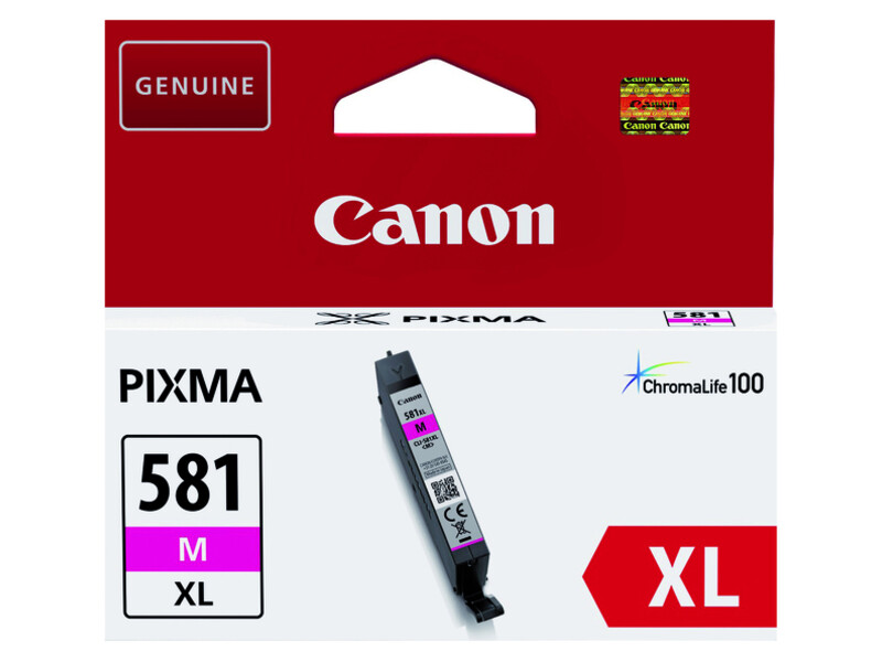 Inktcartridge Canon CLI-581XL rood 3