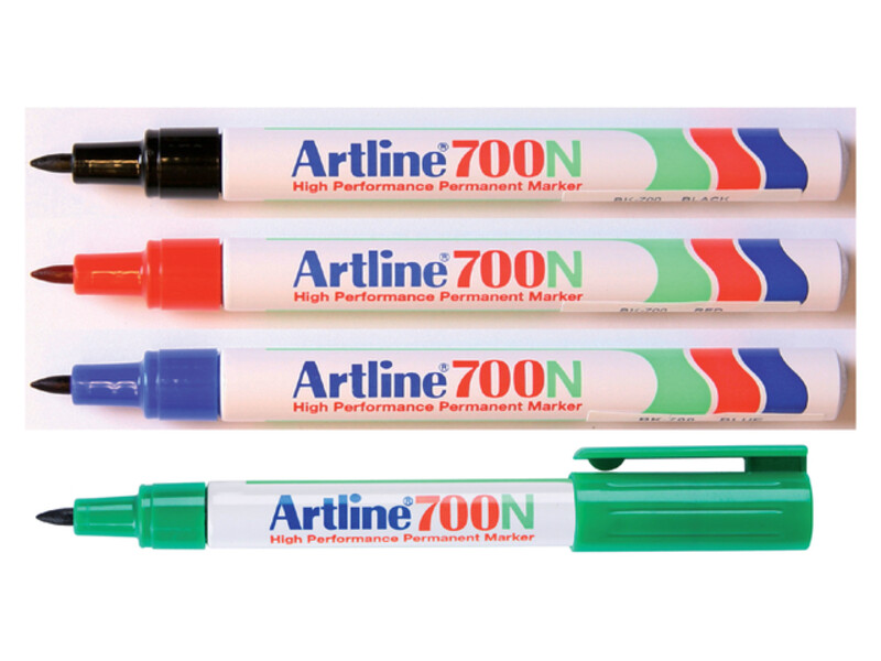 Viltstift Artline 700 rond 0.7mm zwart 2