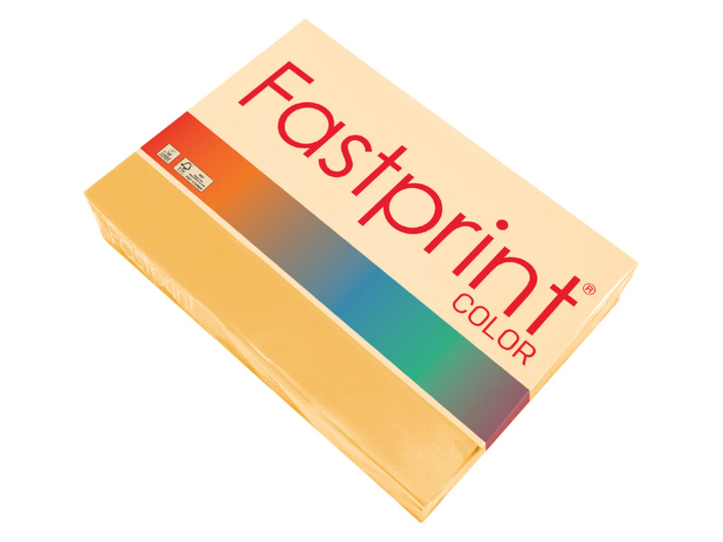 Kopieerpapier Fastprint A4 160gr goudgeel 250vel 1