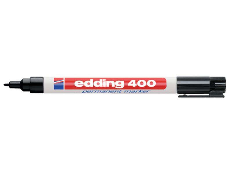 Viltstift edding 400 rond zwart 1mm 1