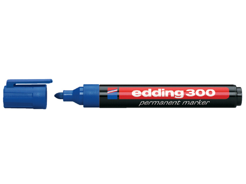 Viltstift edding 300 rond blauw 1.5-3mm 1