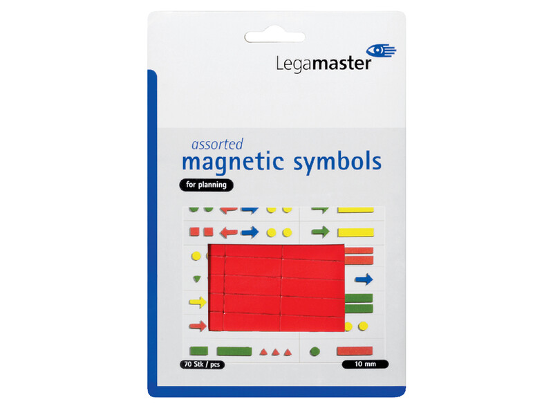Magneet Legamaster symbolen 10mm rood assorti 1
