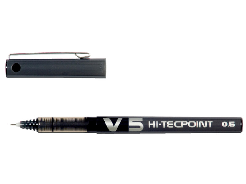 Rollerpen PILOT Hi-Tecpoint V5 zwart 0.3mm 1
