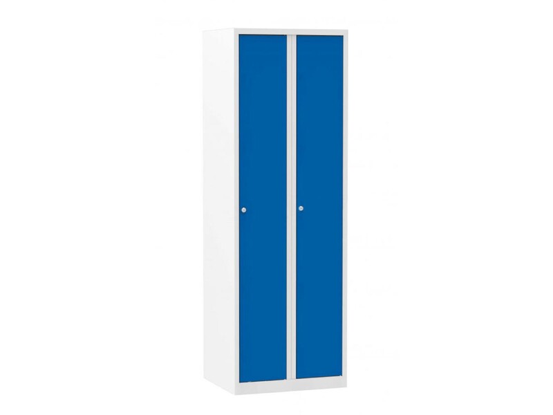 Lockerkast Ceha Multi-Color Glad 2-deurs 600mm Blauw 1