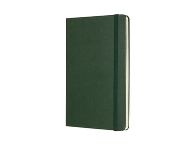 Notitieboek Moleskine large 130x210mm blanco hard cover myrtle green 2