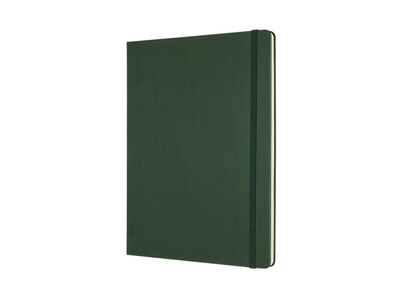 Notitieboek Moleskine XL 190x250mm lijn hard cover myrtle green 2