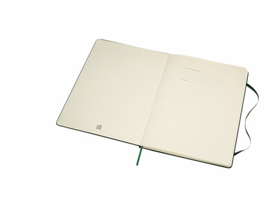 Notitieboek Moleskine XL 190x250mm lijn hard cover myrtle green 3