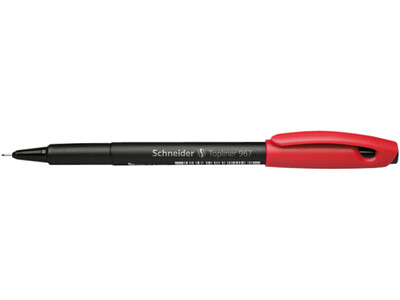 Fineliner Schneider 967 0.4mm rood 5
