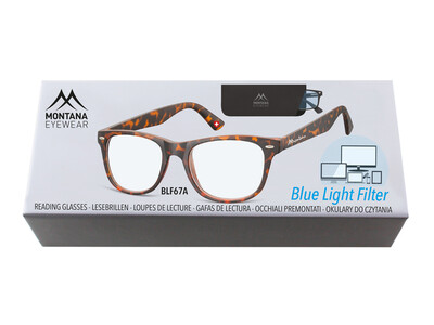 Leesbril Montana blue light filter +2.50 dpt turtle 2