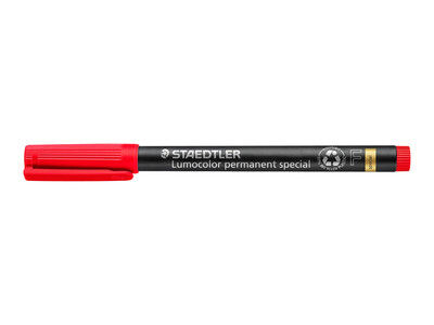 Viltstift Staedtler Lumocolor 319 special permanent F rood 2