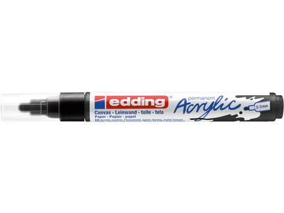 Acrylmarker edding e-5100 medium zwart 3