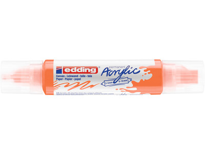 Acrylmarker edding e-5400 3D double liner neon oranje 2