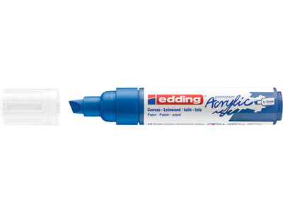 Acrylmarker edding e-5000 breed  gentiaanblauw 1