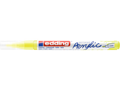 Acrylmarker edding e-5300 fijn neon geel 3