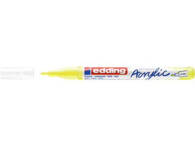 Acrylmarker edding e-5300 fijn neon geel 1