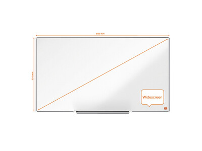 Whiteboard Nobo Impression Pro Widescreen 50x89cm staal 2