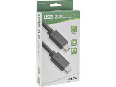 Kabel inLine USB-C 3.2 GEN.2 M/M 2 meter zwart 2