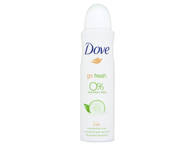 Deodorant DOVE Spray Go Fresh Cucumber 0% 150ml 1