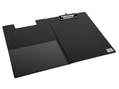 Klembordmap Quantore A4 zwart met 100mm klem + penlus 1