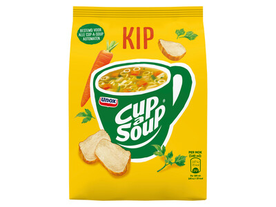 Cup-a-Soup Unox machinezak kip 140ml 2