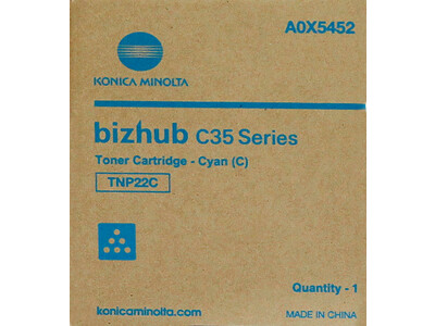Tonercartridge Minolta Bizhub C35 blauw 2