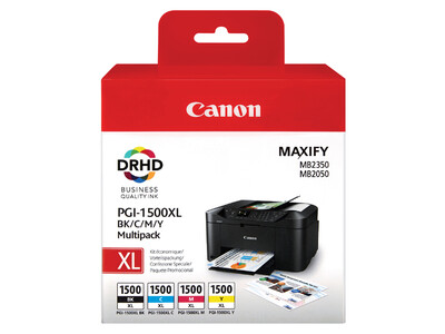 Inktcartridge Canon PGI-1500XL zwart + kleur HC 1