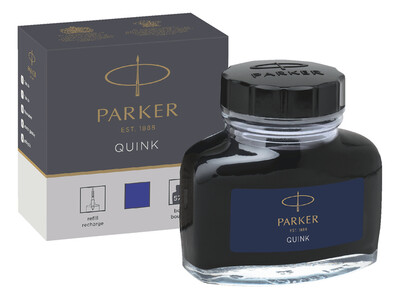 Vulpeninkt Parker Quink permanent 57ml blauw 1