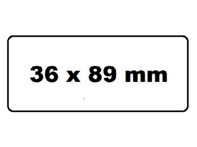 Labeletiket Quantore 99012 36x89mm adres wit 2
