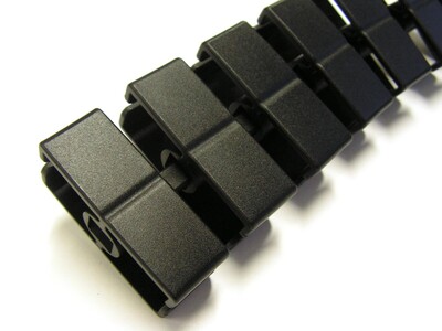Kabelslang Zwart Rechthoekig Lengte 1089mm 33 Segmenten Incl. 2 magneten Excl. Voet en Tafelblad 2