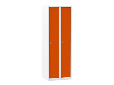 Lockerkast Ceha Multi-Color Glad 2-deurs 600mm Oranje 1