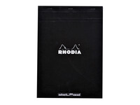 Schrijfblok Rhodia A4 80vel dots 90gr zwart