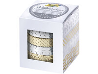 Washi tape Folia hotfoil zilver & goud 2x 15mmx5m 2x 10mmx5m 4 designs
