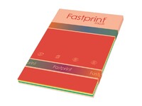 Kopieerpapier Fastprint A4 160gr 10kleuren x5vel