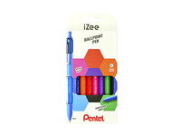 Balpen Pentel  iZee  BX470 set à 8 kleuren