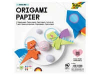 Origami papier Folia 70gr 20x20cm 100 vel assorti kleuren