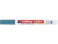 Krijtstift edding 4085 by Securit rond 1-2mm metallic blauw