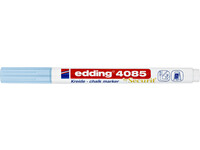 Krijtstift edding 4085 by Securit rond 1-2mm pastel blauw
