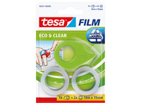 Plakband Tesa 58241 eco&clear 19mmx10m mini dispenser