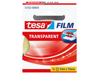 Plakband tesafilm® 15mmx33m Transparant in doosje
