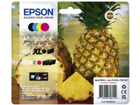 Inktcartridge Epson 604XL/604 T10H94 zwart + 3 kleuren