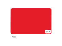 Etalagekarton Folia 1-zijdig 48x68cm 380gr nr211 rood