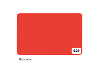 Etalagekarton folia 48x68cm 380gr nr929 fluor rood
