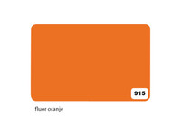 Etalagekarton Folia 1-zijdig 48x68cm 380gr nr915 fluor oranje