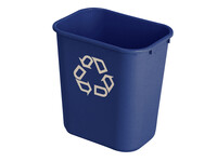 Papierbak Rubbermaid recycling medium 26L blauw