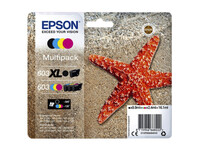 Inktcartridge Epson 603 T03A9 zwart XL+ 3 kleuren